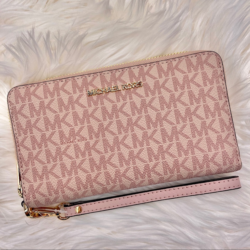 Michael Kors Wallet Wristlet Phone Case Ballet - Picture 1 of 7